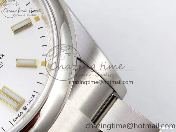 904L Steel 36mm Oyster APF Dial 126000 1:1 Perpetual Silver Best VR3230 Edition 0124